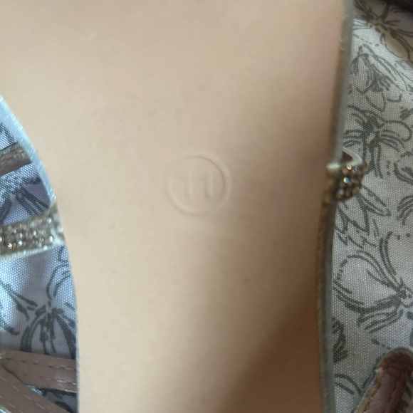 SILVER DE BLOSSOM COLLECTION HEELS - Picture 3 of 3